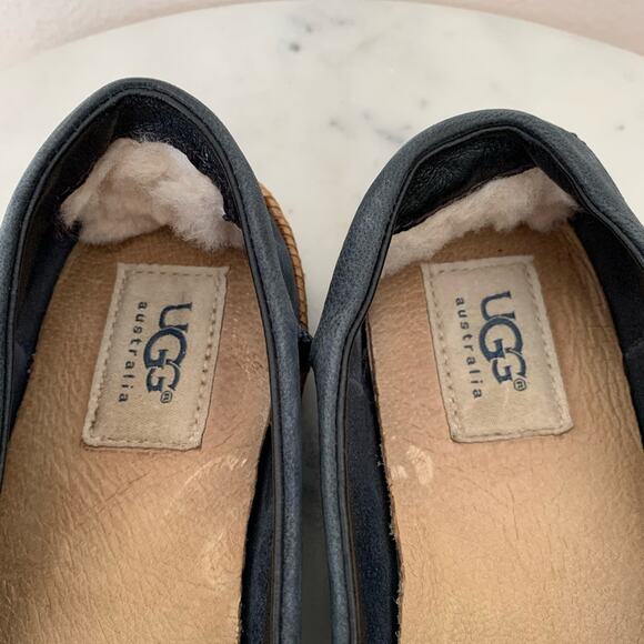UGG Suede Loafers Blue Women's 5.5 US - Picture 3 of 7